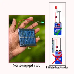 klvxken Mini Solar Science Project, LED Light & Other Science Project For Students Electronic Components Electronic Hobby Kit image 3