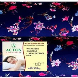 actos Microfibre Floral Bolster Pack of 2-picture-18