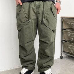 KPOP Men Comfort Loose Fit Trousers-picture-17