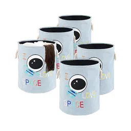 Aura Blue Set of 5 Regular Multi-Utility Organisers-4