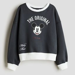 H&M Girls Print-Motif Sweatshirt-image-87