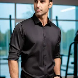 BAESD Men Classic Opaque Casual Shirt-image-14