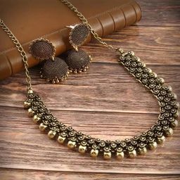 Metal Gold Jewellery Set (Pack of 1)-image-66