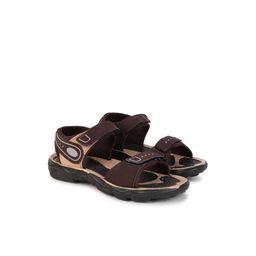 PENNEN Boys Brown Synthetic Slip-On Comfort Sandals-picture-5
