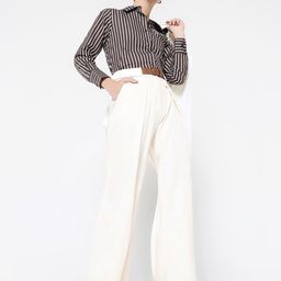 RAREISM Women Tailored Loose Fit High-Rise Trousers-picture-6
