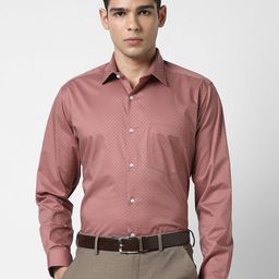 Van Heusen Opaque Dots Printed Formal Shirt-image-26