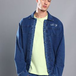 Crocodile Men Typography Printed Windcheater Cotton Biker Jacket-picture-19