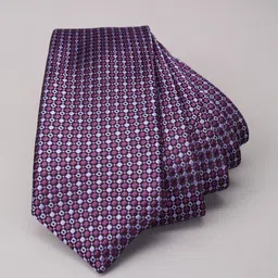 Louis Philippe Men Printed Ascot Embroidered Tie-picture-7