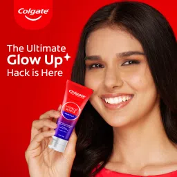 colgate Visible White Purple Toothpaste Color-Corrects Yellow Tones on 1st Use^ 120gx3pc Toothpaste image 2
