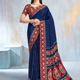 DIVASTRI Poly Crepe Saree-image-83