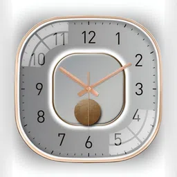 Star work Grey Contemporary Wall Clock-image-79