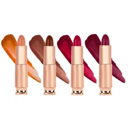 krayons Set Of 4 Classy Long Stay Matte Lipstick- 3.5 g Each- Shade- 162- 111- 186- 196-10