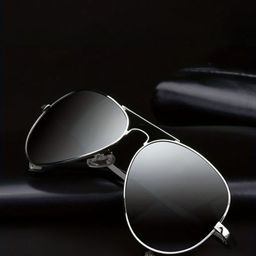 SPADEACES Men Aviator Sunglasses with UV Protected Lens Aviator grey_17-picture-29