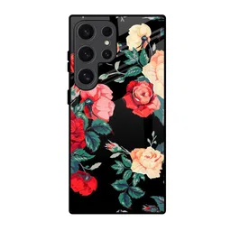 QRIOH Floral Printed Samsung Galaxy S24 Ultra 5G Back Case Mobile Accessories-image-92