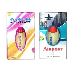 RAVIOUR LIFESTYLE Set of Airport & Danish Alcohol-Free Attar Roll-On - 8 ml each-54