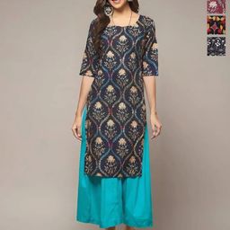 Anouk Rustic Selection Of 4 Ethnic Motifs Printed Straight Kurtas-image-92