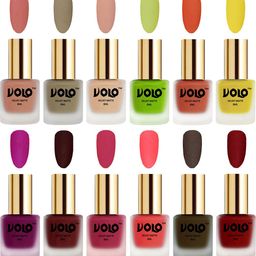 VOLO Set Of 12 Velvet Matte Nail Polish - 8 ml Each-image-10