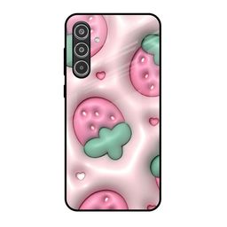 QRIOH Women Loveberry Bliss Quirky Printed Samsung Galaxy A56 5G Glass Back Case-image-29
