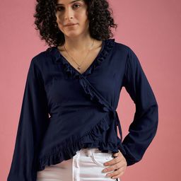 DressBerry Wrap Top-image-60