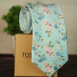 Tossido Men Blue & Pink Printed Broad Tie-picture-17