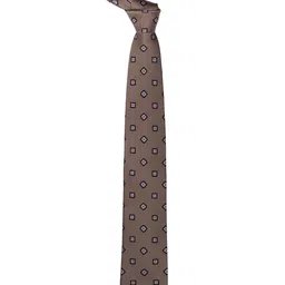 The Tie Hub Men Geometric Printed Broad Tie image 4