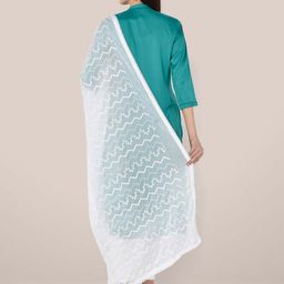 Dupatta Bazaar Ethnic Motifs Embroidered Dupatta with Thread Work image 5