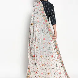 Dupatta Bazaar Embroidered Dupatta with Thread Work image 4