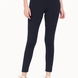 Anushil Women Ankle-Length Striped Stretchable Tights-picture-26