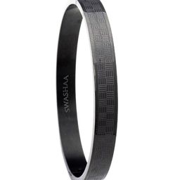 SWASHAA Men Stainless Steel Kada Bracelet-image-14