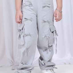 NEUDIS Girls Mid-Rise Cargos Trousers-image-49