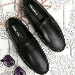 Provogue Men Leather Formal Slip-On Shoes-picture-6