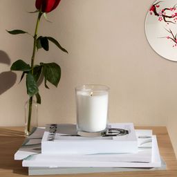 THE QUIRKY HOME A Springtime Symphony White & Pink Printed Ceramic Wall Plate-image-76