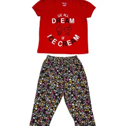 Zoom Minimondo Unisex Kids Printed Night suit-image-45