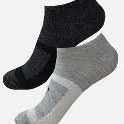 StyFun Men Pack Of 2 Patterned Moisture-Wicking Ankle Length Socks-78