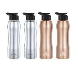 Speedex Silver & Gold 4 Pieces Stainless Steel Water Bottle - 1000 ml Each-image-62