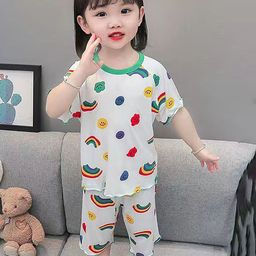 LULU & SKY Girls Printed Night suit-picture-7