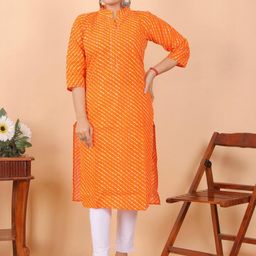 huuhambay Leheriya Printed Kurti-picture-19