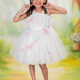 TOPLOVE Floral Net Fit & Flare Dress-image-61
