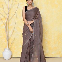 Piyari Fashion Embellished Mirror Work Saree-picture-19
