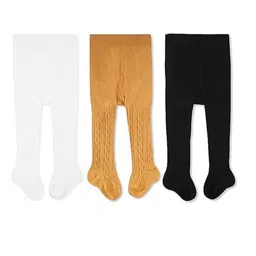 EL REGALO Girls Pack Of 3 Self Design Stockings-image-90