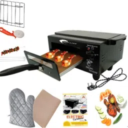 "14 Inches" upper-Lower-Both & Regulator System Electric Tandoor For Home & Kitchen (Black) Electric Tandoor-image-65