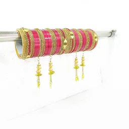 SAVORADE Red Glass Bangle-picture-12