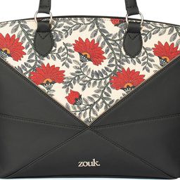 ZOUK Women Floral Printed Structured Shoulder Bag image 5