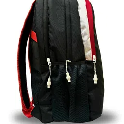 BAD HABIT Unisex Colourblocked Backpack with Compression Straps image 4