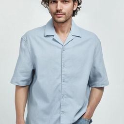 RARE RABBIT Men Comfort Boxy Opaque Casual Shirt-picture-13