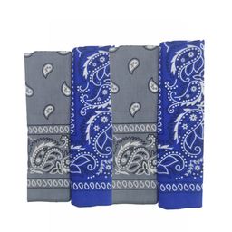 Aadikart Pack Of 4 Paisley Printed Cotton Bandana Headband-image-31