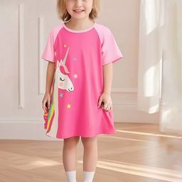 JC SPARKLE Print A-Line Dress-image-85