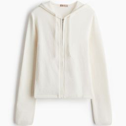 H&M Zip-Through Chenille Hoodie-image-18