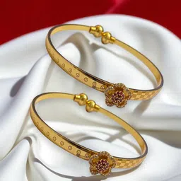 AARTISA Set Of 2 Gold-Plated Bangles-12
