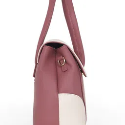 Stamp Women Colourblocked Structured Handheld Bag image 2